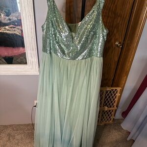 Ever Pretty Elegant Green Dress